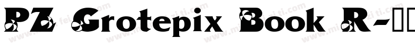 PZ Grotepix Book R字体转换